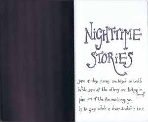 Title Page for Nighttime Stories
