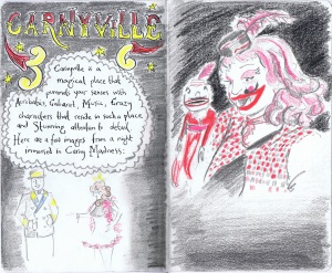 Carneyville circus characters