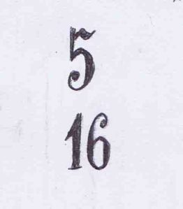 biro drawing of pew numbers at saint marien cathedral