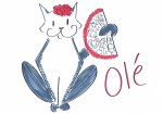 spanish pussy cat illustration